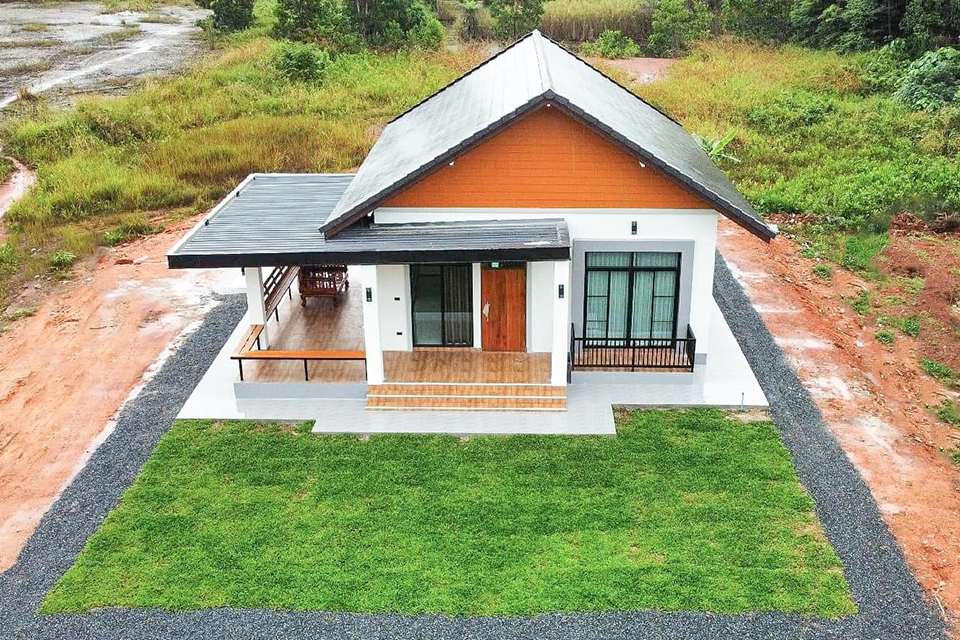 บ้านชั้นเดียวมินิมอลขนาด 3 ห้องนอน 1 ห้องน้ำ หลังเล็กน่าอยู่ - ไอเดียบ้าน